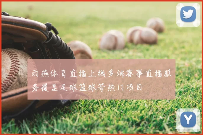 雨燕体育直播上线多端赛事直播服务覆盖足球篮球等热门项目